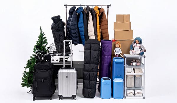 スーツケースや段ボール